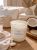 Świeca sojowa kokosowo-waniliowa Coconut Cream 200 g w mlecznobiałym satynowym szkle – Solivya