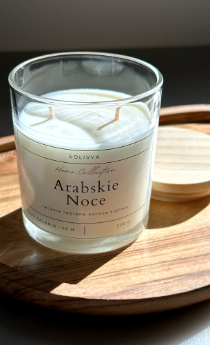 Świeca sojowa Noce Arabii 200 g o orientalnym zapachu – Solivya