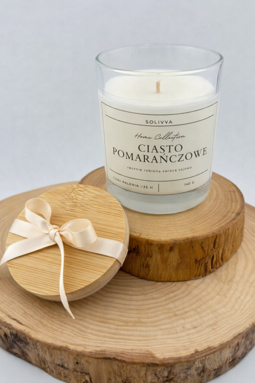 świeca sojowa zapachowa Śliwka w czekoladzie w szkle Solivya