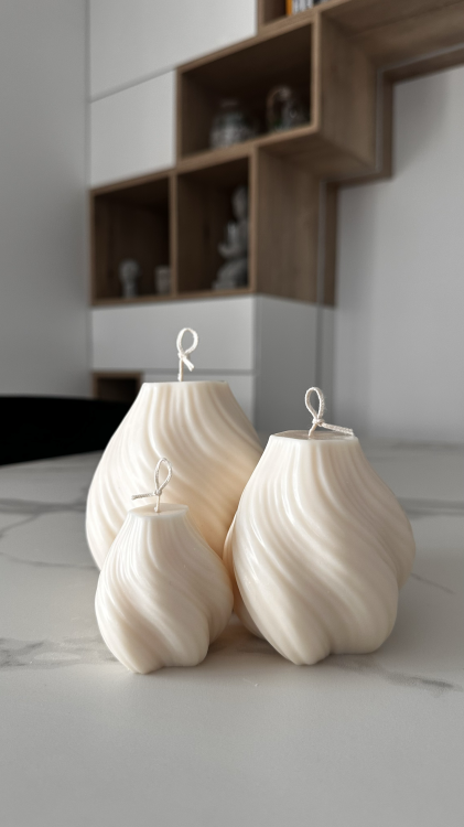 elegancka świeca ozdobna Velora w stylu minimalistycznym