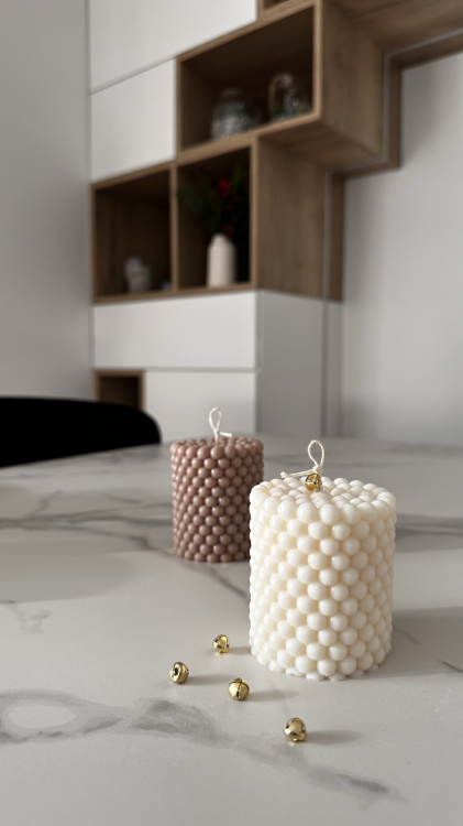 Ozdobne świece Oria w stylu minimalistycznym, nowoczesne świece dekoracyjne do salonu i na prezent