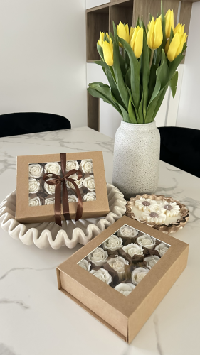 świece dekoracyjne róże bezzapachowe wosk sojowy zestaw prezentowy dla kobiety