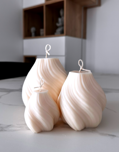elegancka świeca ozdobna Velora w stylu minimalistycznym