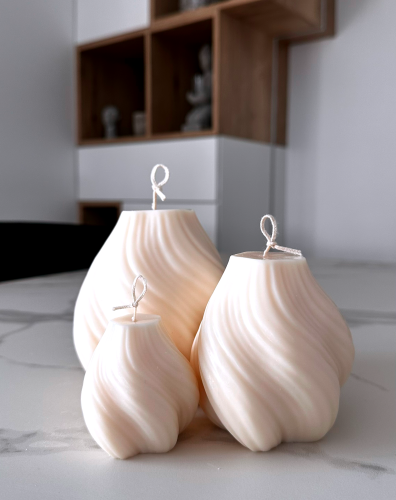 elegancka świeca ozdobna Velora w stylu minimalistycznym